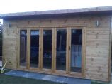 image: Garden Office | Fantastic New Product Range With Bi-Folding ,Tri-Folding And Quad-Folding  Double Glazed Door