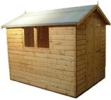 image: Special Offer Apex | 5ft 8inches To Eaves, Fixed Windows, 12 Inch BZP Hinges And Matching (Pine) Floor And Roof. For More Detailed Information Click The Show Tab next To Product Specifications Below