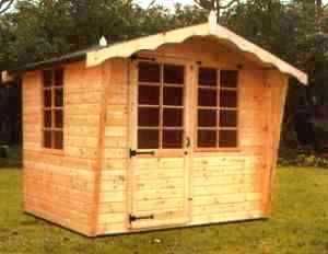 image: Georgian Cabin | The georgian cabin with its raked front and fancy facia