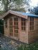 image: Log Cabin | 21mm cladding. 50mm x 50mm internal framing. Possible home office “easy assembly